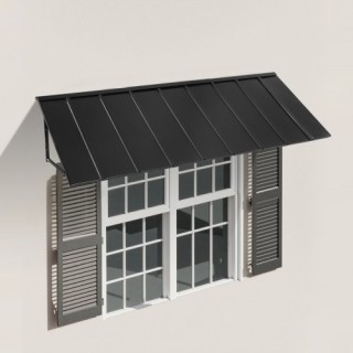 VEVOR Τέντα Παραθύρου Πόρτας 104x36 in Εξωτερική Αίθριο Ατσάλινη Τέ...