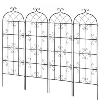 VEVOR Σετ 4 Μεταλλικών Στηριγμάτων Αναρρίχησης Φυτών 71x20 in Ανθεκ... VEVOR Σετ 4 Μεταλλικών Στηριγμάτων Αναρρίχησης Φυτών 71x20 in Ανθεκ...