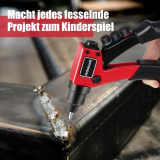 Costway  Χειροκίνητο Πιστόλι Πριτσίνιας με 200 Πριτσίνια και Τσάντα...