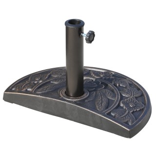 Outsunny Ρυθμιζόμενη βάση ομπρέλας από ρητίνη με πόμολο 9 kg 50x31x...