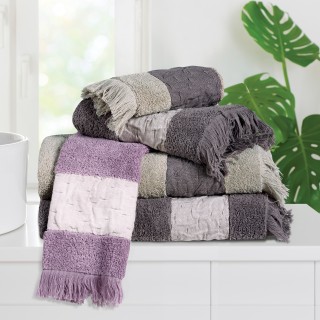 DAS HOME Σετ Πετσέτες 3 Τεμάχια Daily 0745 Taupe 530708180745 DAS HOME Σετ Πετσέτες 3 Τεμάχια Daily 0745 Taupe 530708180745