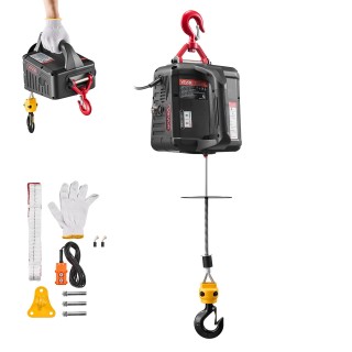 VEVOR Φορητός Ηλεκτρικός Βίντσις Ανυψωτήρας 2-σε-1, 1500W, 500 kg Ι...