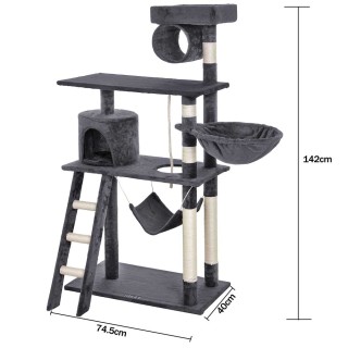 BAKAJI Δέντρο Αναρρίχησης για Γάτες Παιδική Χαρά Κρεβάτι Ξύσιμο γά... BAKAJI Δέντρο Αναρρίχησης για Γάτες Παιδική Χαρά Κρεβάτι Ξύσιμο γά...