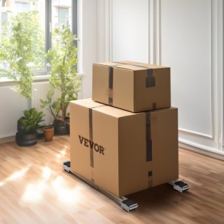 VEVOR Σετ 2 τμχ Ρυθμιζόμενης Βάσης Μεταφοράς με Ροδάκια Βαρέως Τύπο...