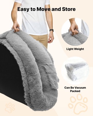 VEVOR Ορθοπεδικό Κρεβάτι Ανθρώπου με Memory Foam 1740x1180x240mm, Π...