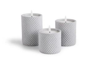 Σετ LED κεριών 3 τεμαχίων με Τσιμεντένια Βάση Ανοιχτό Γκρι 8720604... Σετ LED κεριών 3 τεμαχίων με Τσιμεντένια Βάση Ανοιχτό Γκρι 8720604...
