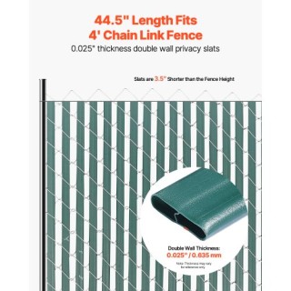 VEVOR Πλαστικές Λωρίδες Απορρήτου για Φράχτη 4 με Κλείδωμα Κάτω SBY...