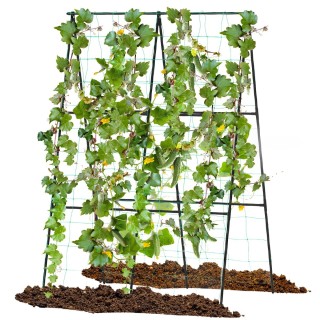 Costway Ράφι Κήπου για Αναρριχώμενα Φυτά με Ρυθμιζόμενο Πλάτος και ...