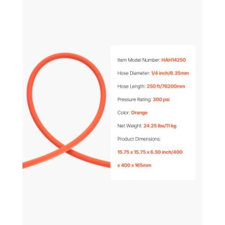 VEVOR Εύκαμπτος Αεραγωγός 6.35mm x 76.2m, Υβριδικός, Ελαφρύς, Ανθεκ... VEVOR Εύκαμπτος Αεραγωγός 6.35mm x 76.2m, Υβριδικός, Ελαφρύς, Ανθεκ...