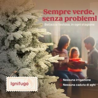 HOMCOM Χριστουγεννιάτικο Δέντρο Χιονισμένο Ύψους 210 εκ. με Ρεαλιστ... HOMCOM Χριστουγεννιάτικο Δέντρο Χιονισμένο Ύψους 210 εκ. με Ρεαλιστ...