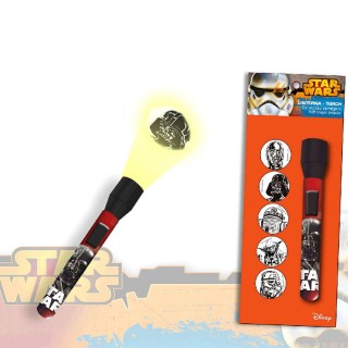 BAKAJI Φακός και Προβολέας 5 Εικόνων Χαρακτήρων Star Wars Πόλεμος τ... BAKAJI Φακός και Προβολέας 5 Εικόνων Χαρακτήρων Star Wars Πόλεμος τ...