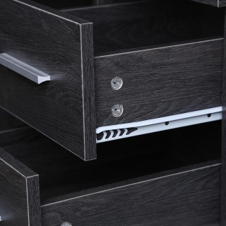 BAKAJI Γραφείο με Συρταριέρα 4 Συρτάρια Τραπέζι Υπολογιστή Ξύλο Γκ... BAKAJI Γραφείο με Συρταριέρα 4 Συρτάρια Τραπέζι Υπολογιστή Ξύλο Γκ...