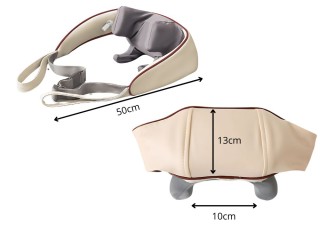 Ασύρματη Θερμαινόμενη Συσκευή για Μασάζ Λαιμού & Ώμων 50x13x10cm Μπ... Ασύρματη Θερμαινόμενη Συσκευή για Μασάζ Λαιμού & Ώμων 50x13x10cm Μπ...