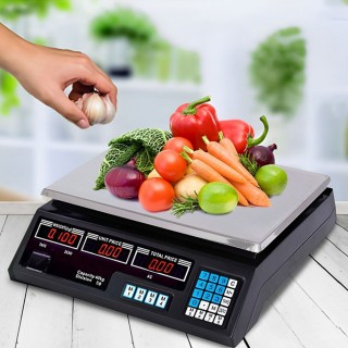 BAKAJI Επαγγελματική Ψηφιακή Ζυγαριά 40 Κιλά από Ανοξείδωτο Ατσάλι... BAKAJI Επαγγελματική Ψηφιακή Ζυγαριά 40 Κιλά από Ανοξείδωτο Ατσάλι...