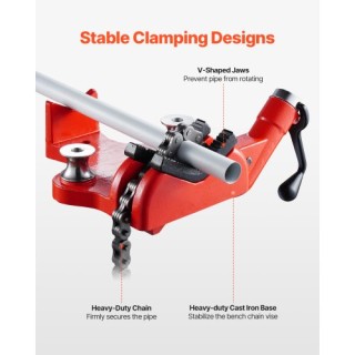 VEVOR Βαρέως Τύπου Αλυσίδα Βάσης για Σωλήνες 1/2 έως 8 ιντσών GLHQ1... VEVOR Βαρέως Τύπου Αλυσίδα Βάσης για Σωλήνες 1/2 έως 8 ιντσών GLHQ1...