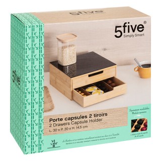 Συρτάρι - Διοργανωτής για Κάψουλες Καφέ - 2 Επίπεδα | Μαύρο Γυαλί &... Συρτάρι - Διοργανωτής για Κάψουλες Καφέ - 2 Επίπεδα | Μαύρο Γυαλί &...