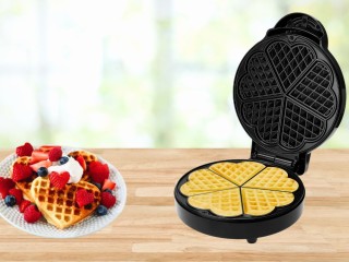 Verk Group Ισχυρή Συσκευή Παρασκευής Βάφλας 1000W για 5 Αφράτες Καρ... Verk Group Ισχυρή Συσκευή Παρασκευής Βάφλας 1000W για 5 Αφράτες Καρ...