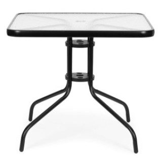 MULTIGARDEN Τραπέζι Κήπουι 80x80 εκ. για βεράντα, κήπο ή μπαλκόνι, ...