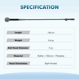 Costway Προπονητής Κινήσεων Γκολφ με Βάρος για Ενίσχυση Τεχνικής SP...