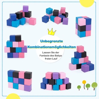 Costway Σετ 12 Μαλακά Αφρώδη Τουβλάκια Αναρρίχησης - Απαλό Μωβ FH10... Costway Σετ 12 Μαλακά Αφρώδη Τουβλάκια Αναρρίχησης - Απαλό Μωβ FH10...