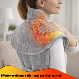 BAKAJI Ηλεκτρική Θερμοφόρα Πλάτης και Αυχένα Mantellina με Χειριστή...