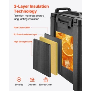 VEVOR Διανεμητής Ζεστών και Κρύων Ροφημάτων 19L (Σετ 2) YLHLQQHS5JL...