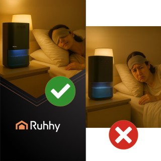 Ruhhy Συμπαγής Αφυγραντήρας Αέρα με LED Φωτισμό & Χρονοδιακόπτη 26494