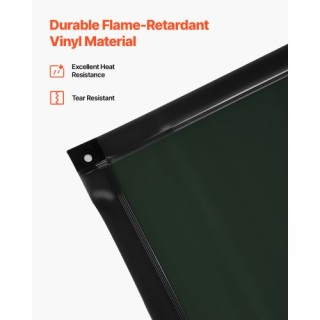 VEVOR Οθόνη Συγκόλλησης με Πλαίσιο, 3-Πάνελ από Ανθεκτικό Βινύλιο μ...