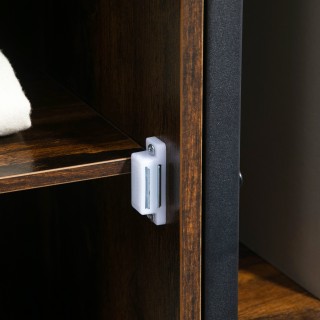 Βιβλιοθήκη HOMCOM Industrial Style με 4 ράφια και 2 ντουλάπια, 90x3... Βιβλιοθήκη HOMCOM Industrial Style με 4 ράφια και 2 ντουλάπια, 90x3...