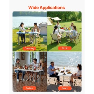 VEVOR Φορητό Πτυσσόμενο Τραπέζι 122cm για Πικνίκ SLKHWZDZ4YCBQ1OPT0... VEVOR Φορητό Πτυσσόμενο Τραπέζι 122cm για Πικνίκ SLKHWZDZ4YCBQ1OPT0...