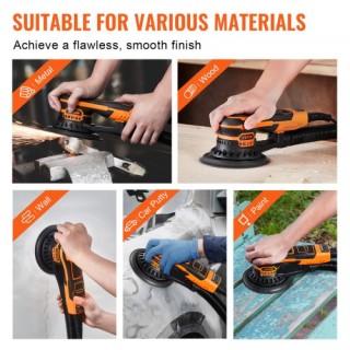 VEVOR  Τριβείο Τυχαίας Τροχιάς 5 & 6 ιντσών χωρίς ψήκτρες 10000 RPM...