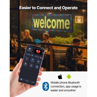 VEVOR Προγραμματιζόμενη Πινακίδα LED P10 Πολύχρωμη YPGDGGP40X14IBSC... VEVOR Προγραμματιζόμενη Πινακίδα LED P10 Πολύχρωμη YPGDGGP40X14IBSC...