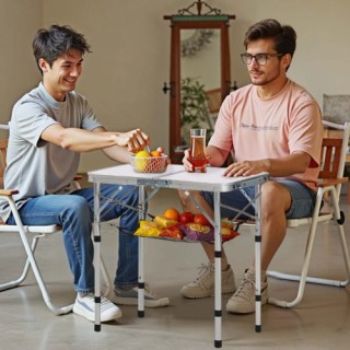 VEVOR Πτυσσόμενο Φορητό Τραπέζι Κάμπινγκ Αλουμινίου 60cm για Εσωτερ... VEVOR Πτυσσόμενο Φορητό Τραπέζι Κάμπινγκ Αλουμινίου 60cm για Εσωτερ...