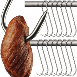 Kaminer Σετ 15 Τεμαχίων Γάντζοι Καπνίσματος από Ανοξείδωτο Ατσάλι γ... Kaminer Σετ 15 Τεμαχίων Γάντζοι Καπνίσματος από Ανοξείδωτο Ατσάλι γ...