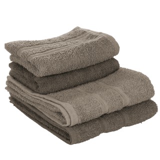 Galileo Σετ 4 πετσέτες 100% βαμβάκι 2 προσώπου 50x95 και 2 επισκέπτ...