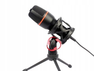 Verk Group USB RGB Στούντιο Μικρόφωνο με Τρίποδο για Υπολογιστή, St...