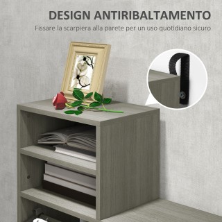 Σετ επίπλων εισόδου HOMCOM με κρεμάστρα, καθρέφτη, πάγκο με ράφι κα... Σετ επίπλων εισόδου HOMCOM με κρεμάστρα, καθρέφτη, πάγκο με ράφι κα...