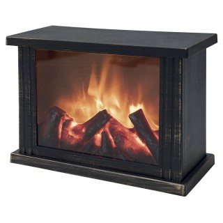 Galileo Διακοσμητικό τζάκι με εφέ φλόγας 27,5x11,5x20 εκ Santas Hou...