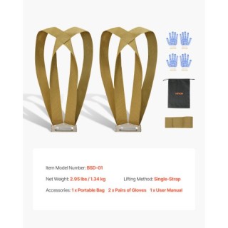 VEVOR Ιμάντες Μεταφοράς, Υποστηρίζουν έως 453.6 kg, Σύστημα Μεταφορ... VEVOR Ιμάντες Μεταφοράς, Υποστηρίζουν έως 453.6 kg, Σύστημα Μεταφορ...