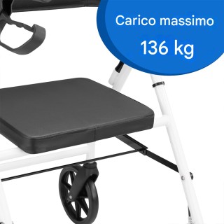 BAKAJI Βοήθημα Περπατήματος Rollator με Επενδεδυμένο Κάθισμα 0200... BAKAJI Βοήθημα Περπατήματος Rollator με Επενδεδυμένο Κάθισμα 0200...