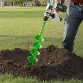 VEVOR Τρυπάνι Γης 3.94 x 31.1 in για Φυτεύσεις και Τρύπες Στύλων LX...