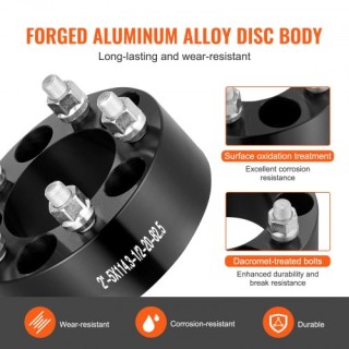 VEVOR Αποστάτες Τροχών 5x4.5 5 Λαβών 4 Τεμ. Μαύροι LSSFLP2YC5X4RGB... VEVOR Αποστάτες Τροχών 5x4.5 5 Λαβών 4 Τεμ. Μαύροι LSSFLP2YC5X4RGB...