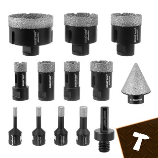 Bigstreen Σετ Διαμαντότρυπανων  M14 για πλακίδια και σκυρόδεμα 6-68...