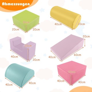 Costway Σετ Αναρρίχησης και Σκαρφαλώματος 6 Τεμαχίων για Παιδιά FH1... Costway Σετ Αναρρίχησης και Σκαρφαλώματος 6 Τεμαχίων για Παιδιά FH1...