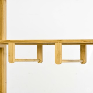 HOMCOM Ανοιχτή Ντουλάπα από Μπαμπού με 2 Συρόμενες Πόρτες Ανοιχτά Ρ... HOMCOM Ανοιχτή Ντουλάπα από Μπαμπού με 2 Συρόμενες Πόρτες Ανοιχτά Ρ...