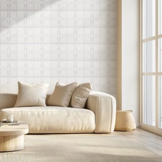 VEVOR Πάνελ Τοίχου 3D 33-Τεμαχίων 11.81x11.81 PVC 32 Τ.Π. Κάλυψη Λε...