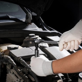 VEVOR  Σετ Καρυδάκια 14τμχ 6-γων. 1/4 Βαθιά Μετρικά 4-15mm Cr-Mo CJ...