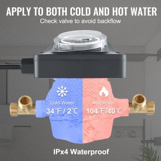 Αντλία Κυκλοφορίας Ζεστού Νερού 100W VEVOR RSXHB110V100WLAF8V2 Αντλία Κυκλοφορίας Ζεστού Νερού 100W VEVOR RSXHB110V100WLAF8V2