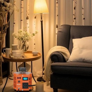 VEVOR 2000VA Μετασχηματιστής Τάσης 6.6A 0-300V Ρυθμιστής LCD CE  KB...