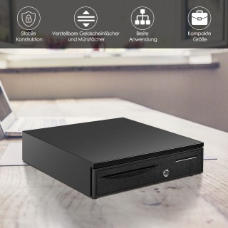 Costway Υψηλής Ποιότητας Ταμειακή Συρταριέρα με Εργονομικό Σχεδιασ... Costway Υψηλής Ποιότητας Ταμειακή Συρταριέρα με Εργονομικό Σχεδιασ...